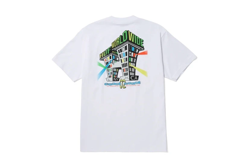 HUF Club House Ανδρικό Κοντομάνικο T-Shirt Λευκό