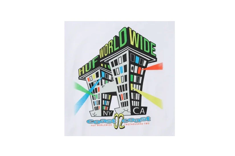HUF Club House Ανδρικό Κοντομάνικο T-Shirt Λευκό