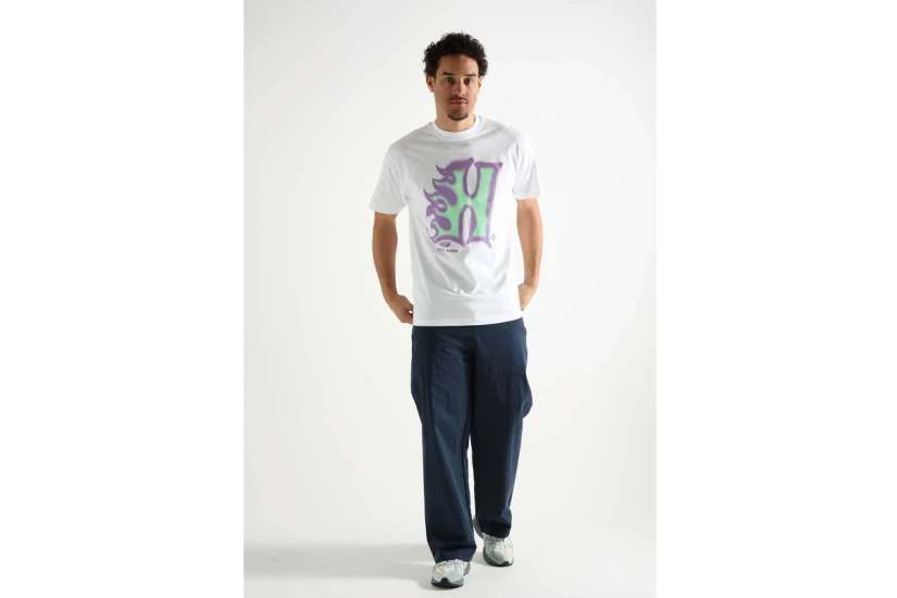 HUF Heat Wave Ανδρικό Κοντομάνικο T-Shirt Λευκό