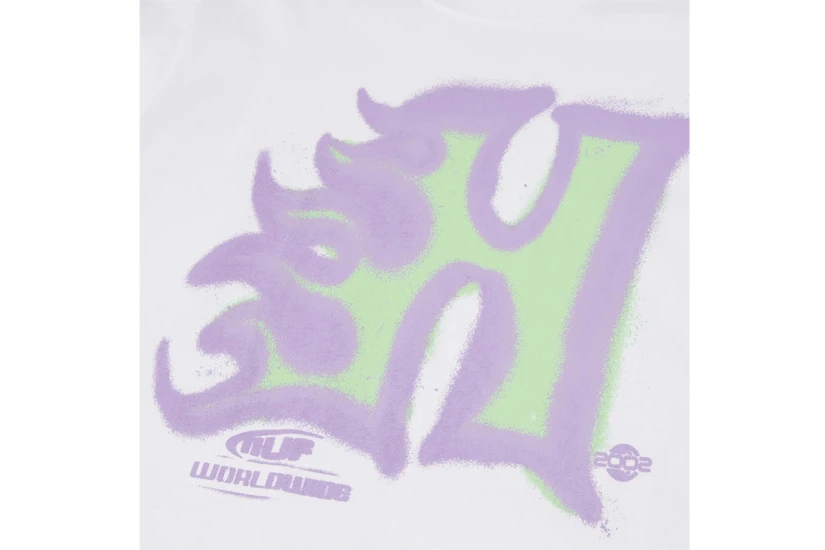 HUF Heat Wave Ανδρικό Κοντομάνικο T-Shirt Λευκό