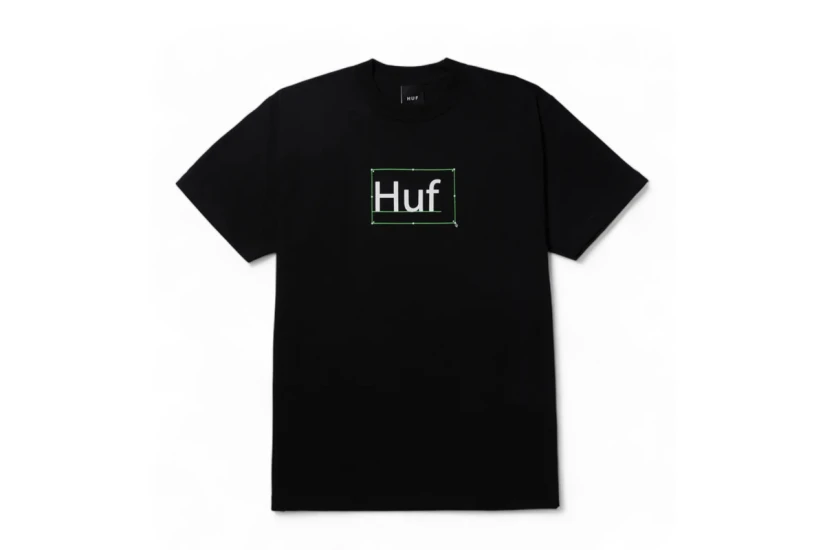 HUF Deadline Ανδρικό Κοντομάνικο T-Shirt Μαύρο