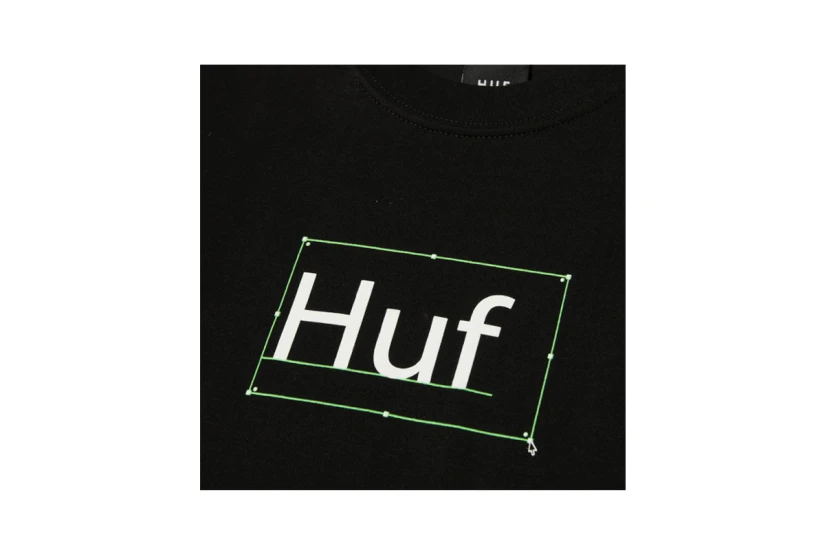 HUF Deadline Ανδρικό Κοντομάνικο T-Shirt Μαύρο