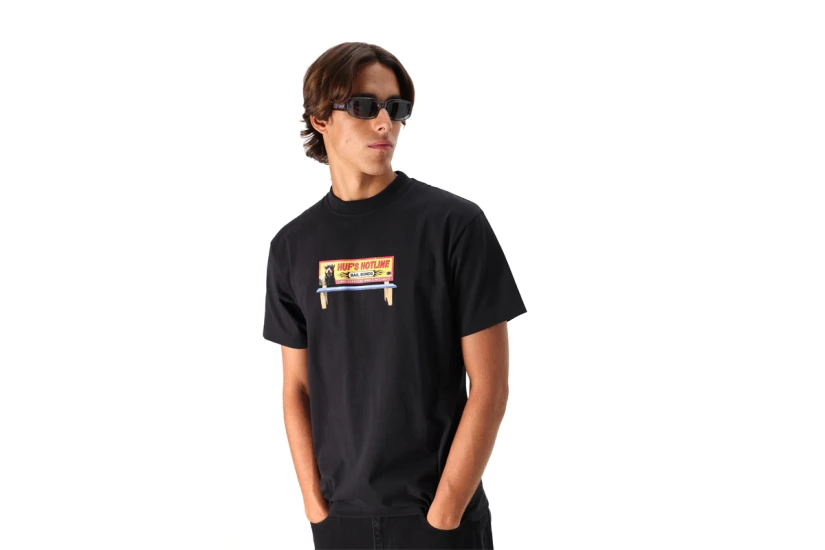 Huf Bail Bonds Ανδρικό Κοντομάνικο T-Shirt Μαύρο