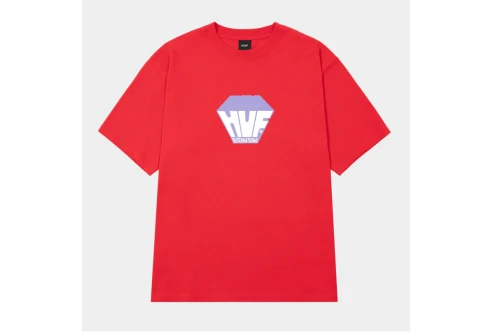Huf Big Block S-S T-Shirt Ανδρικό (TS02396 TOMATO)