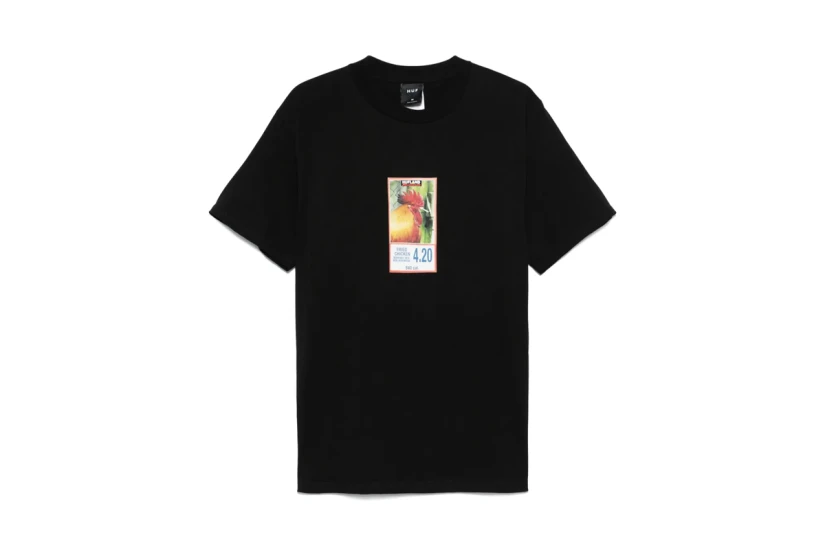 Huf Fried Ανδρικό Κοντομάνικο T-Shirt Μαύρο