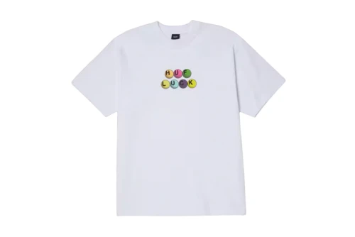 Huf Lucky S-S T-Shirt Ανδρικό (TS02398 WHITE)