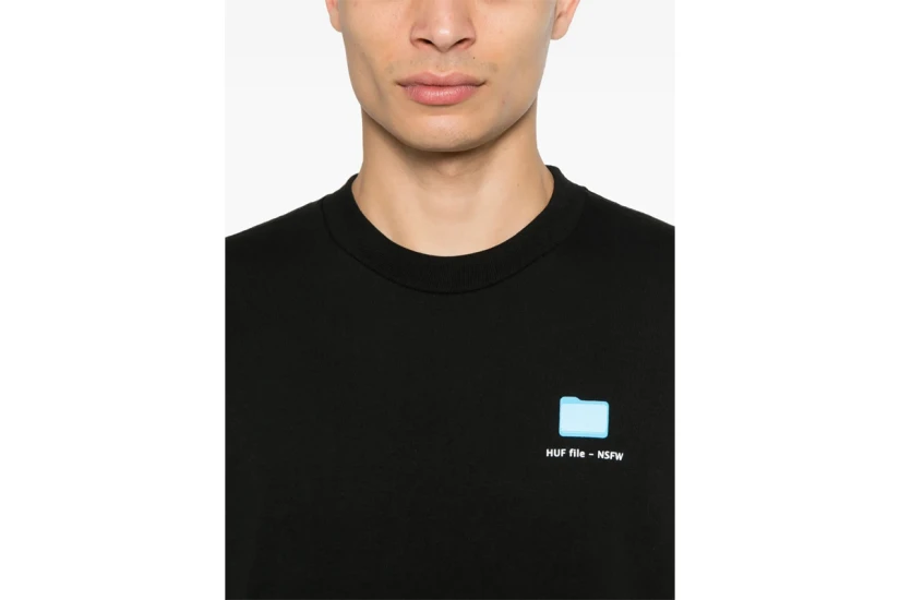 Huf Desktop Ανδρικό Κοντομάνικο T-Shirt Μαύρο
