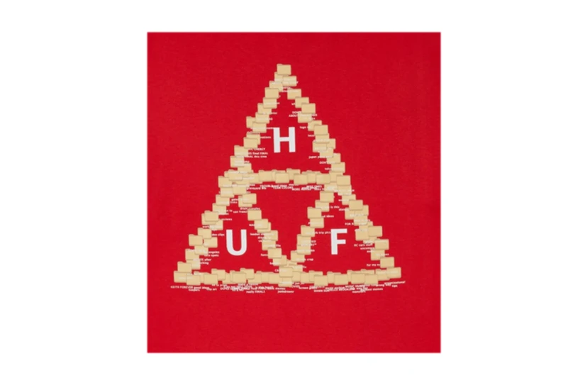 Huf Desktop Ανδρικό Κοντομάνικο T-Shirt Κόκκινο
