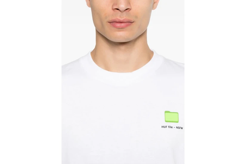 Huf Desktop Ανδρικό Κοντομάνικο T-Shirt Λευκό