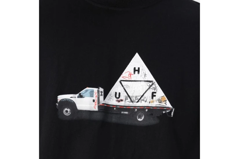Huf High Clearance Ανδρικό Κοντομάνικο T-Shirt Μαύρο