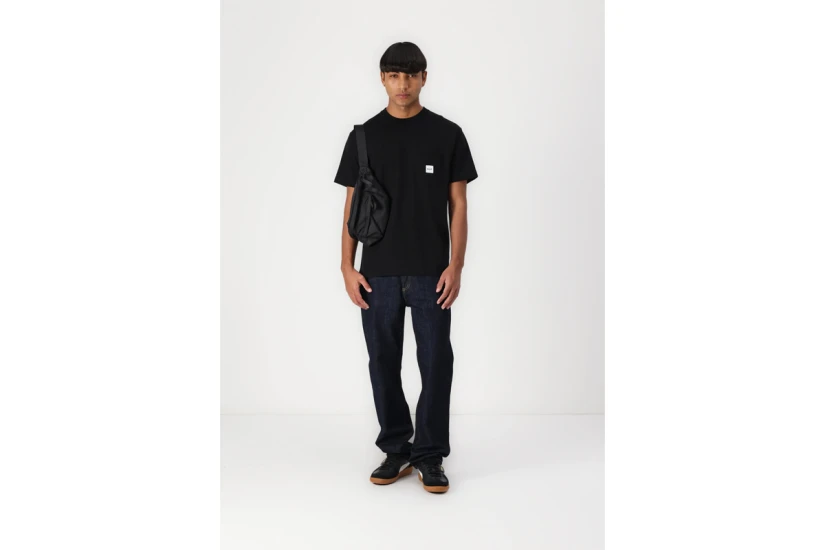 Huf Set Box Logo Ανδρικό Κοντομάνικο T-Shirt Μαύρο