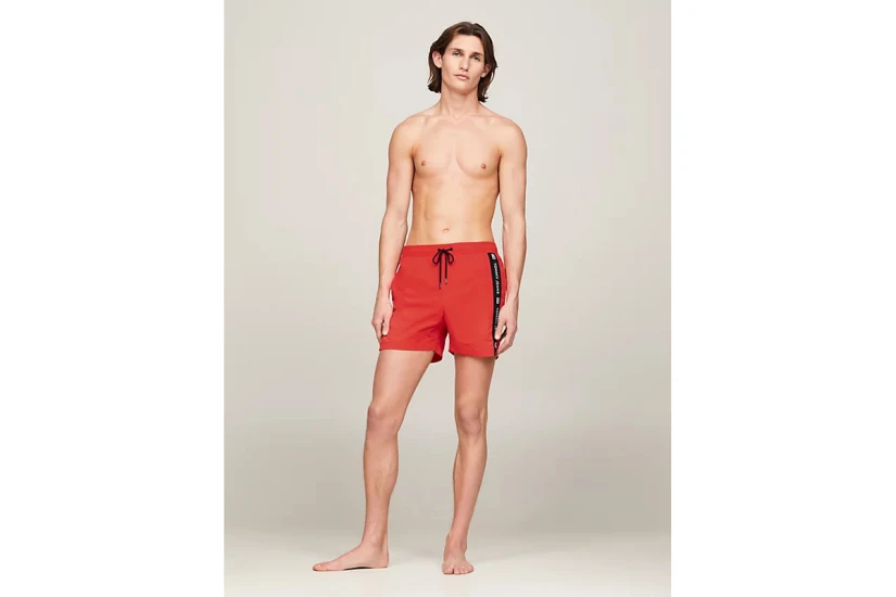 Tommy Jeans Sf Medium Drawstring Side Tape Μαγιό Σορτς Ανδρικό