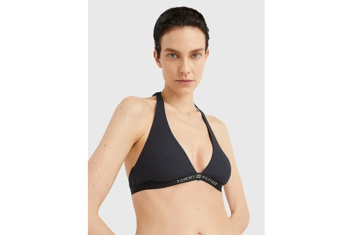 Tommy Jeans Halter Triangle Rp Ext Sizes Μαγιό Bikini Top (UW0UW04139 BDS)