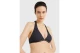 Tommy Jeans Halter Triangle Γυναικείο Μαγιό Bikini Top Μαύρο