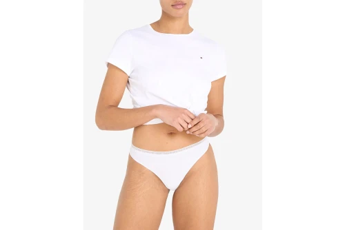 Tommy Jeans Lace 3P Thong Εσώρουχα String 3-Τεμάχια (UW0UW04890 0XY)