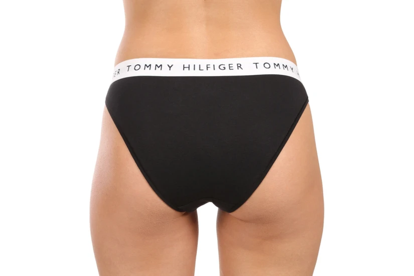 Tommy Jeans Heritage Γυναικείο Εσώρουχο Σλιπ Μαύρο