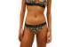 Tommy Jeans Original Print Cheeky Γυναικείο Μαγιό Bikini Bottom Καφέ, Μαύρο, Λευκό