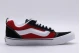 Vans Knu Skool Ανδρικά Χαμηλά Sneakers Κόκκινα, Μαύρα, Λευκά