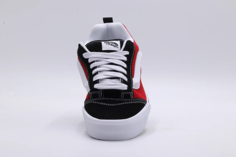 Vans Knu Skool Ανδρικά Χαμηλά Sneakers Κόκκινα, Μαύρα, Λευκά