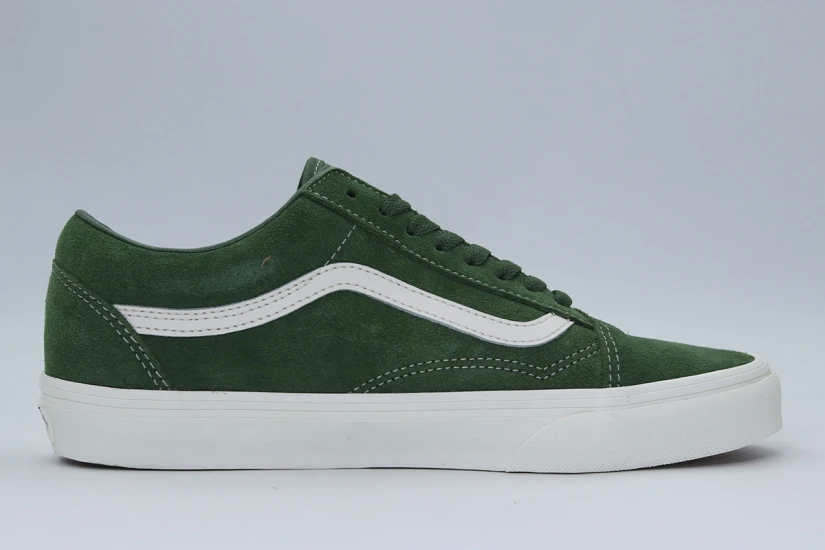 Vans Old Skool Ανδρικά Sneakers Κυπαρισσί, Λευκά