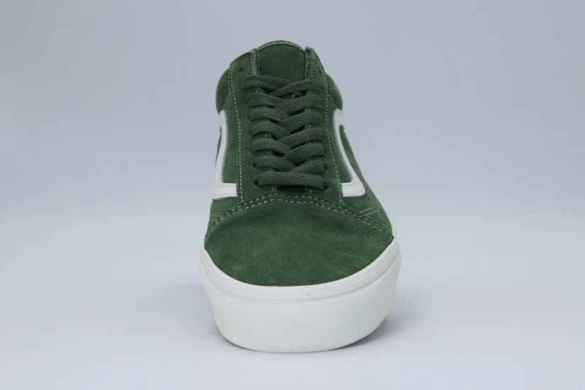 Vans Old Skool Ανδρικά Sneakers Κυπαρισσί, Λευκά