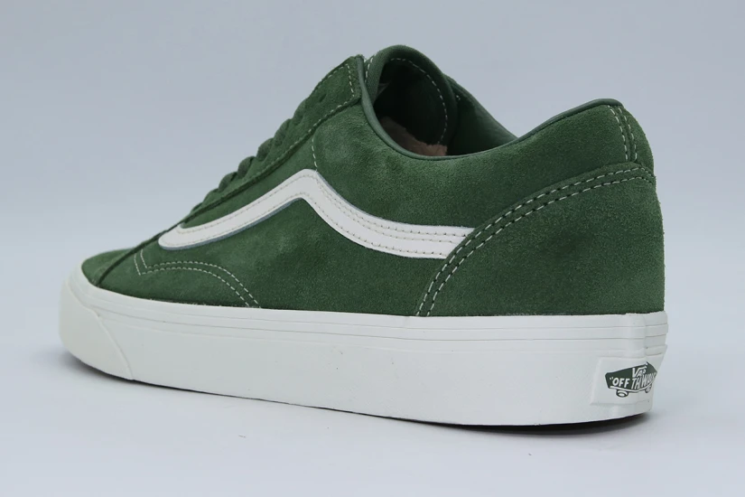 Vans Old Skool Ανδρικά Sneakers Κυπαρισσί, Λευκά