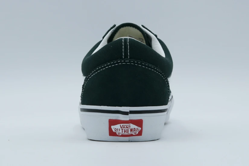 Vans Old Skool Ανδρικά Sneakers Κυπαρισσί, Λευκά