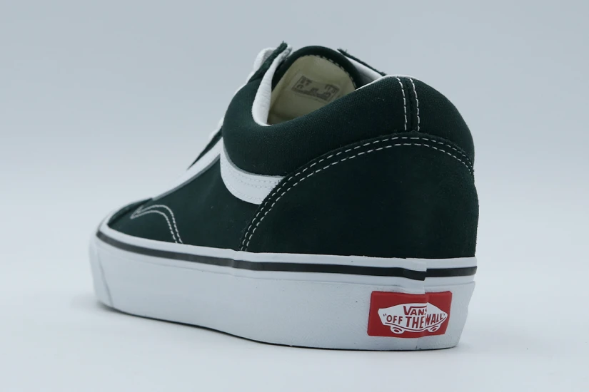 Vans Old Skool Ανδρικά Sneakers Κυπαρισσί, Λευκά