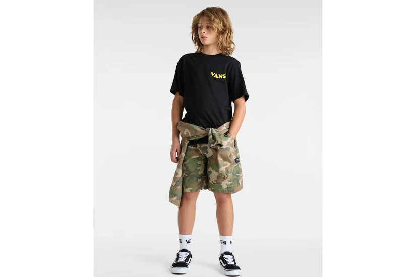 Vans Hasta La Shaka Παιδικό Κοντομάνικο T-Shirt Μαύρο