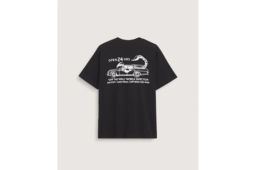 Vans Sting Wagon Ανδρικό Κοντομάνικο T-Shirt Μαύρο