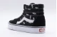 Vans Sk8-Hi Sneakers Μποτάκια Μαύρα, Λευκά
