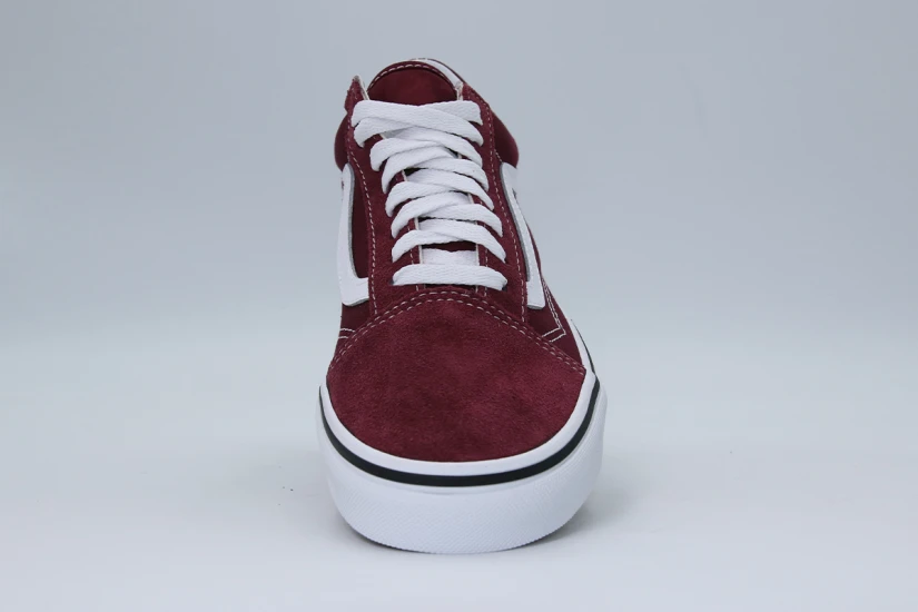Vans Old Skool Unisex Sneakers Βυσσινί, Λευκά