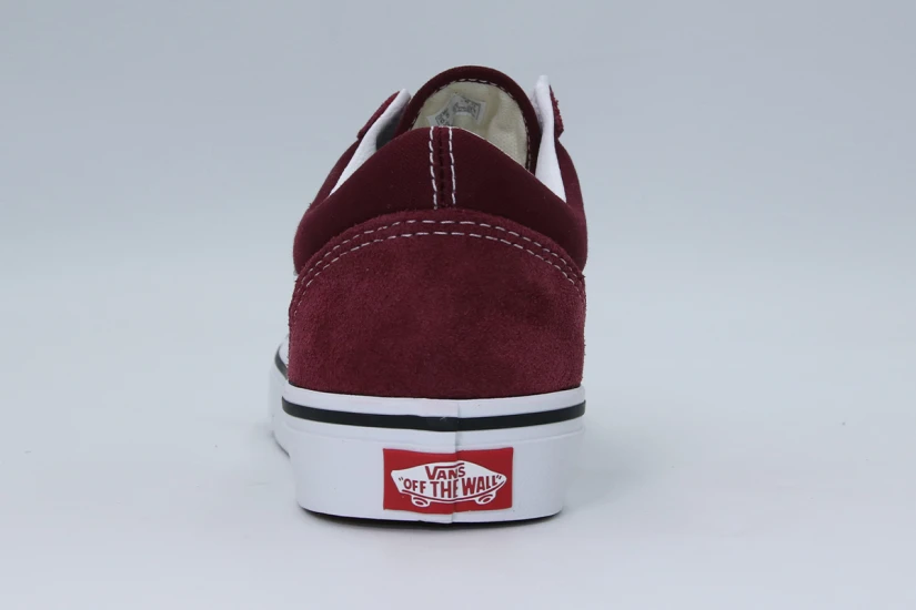 Vans Old Skool Unisex Sneakers Βυσσινί, Λευκά