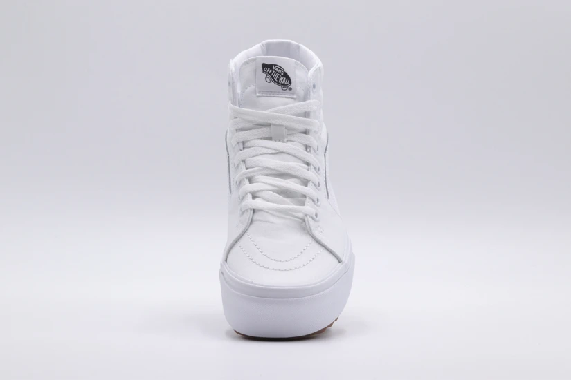 Vans SK8-Hi Stacked Γυναικεία Flatform Μποτάκια Λευκά