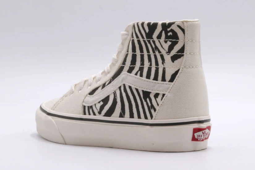 Vans Sk8-Hi Tapered Sneakers Μποτάκια Λευκά, Μαύρα