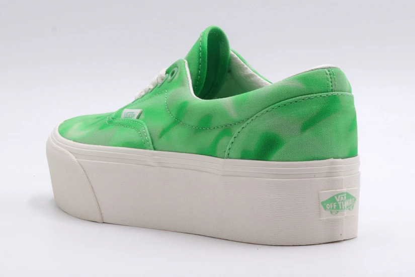 Vans Era Stackform Sneakers με Πλατφόρμα Πράσινα, Λευκά