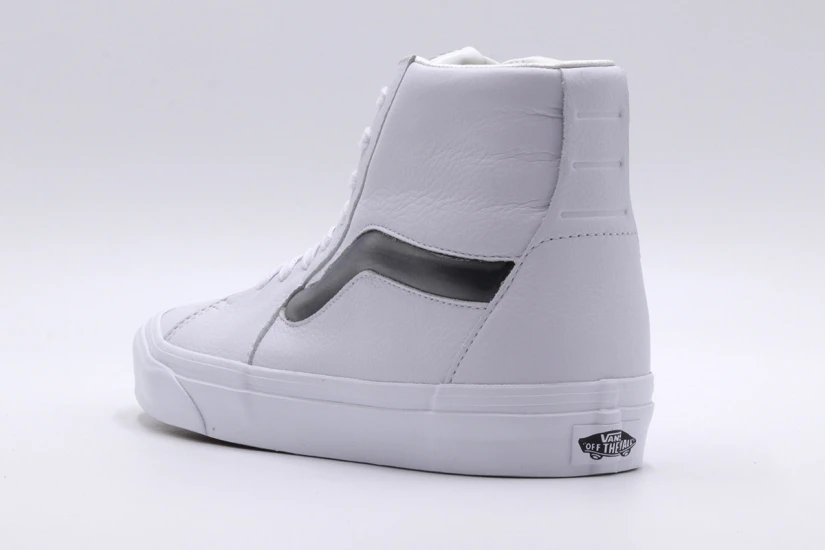 Vans Sk8-Hi Xi Ανδρικά Sneakers Μποτάκια Λευκά, Ασημί
