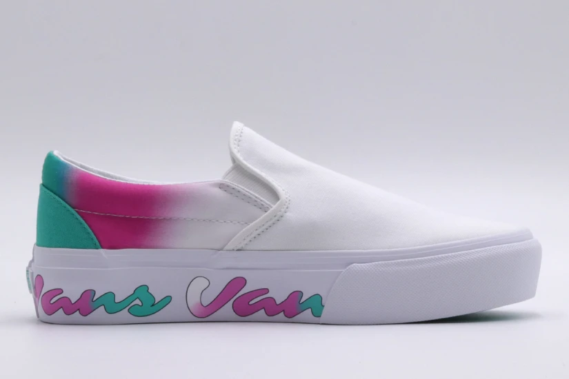 Vans Classic Slip-On Sneakers με Πλατφόρμα