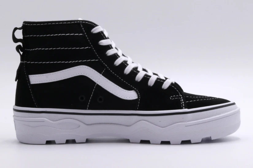 Vans Sk8-Hi Sentry Sneakers Μποτάκια με Πλατφόρμα Μαύρα, Λευκά