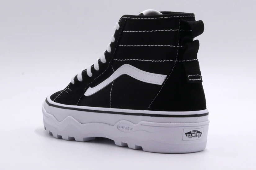 Vans Sk8-Hi Sentry Sneakers Μποτάκια με Πλατφόρμα Μαύρα, Λευκά