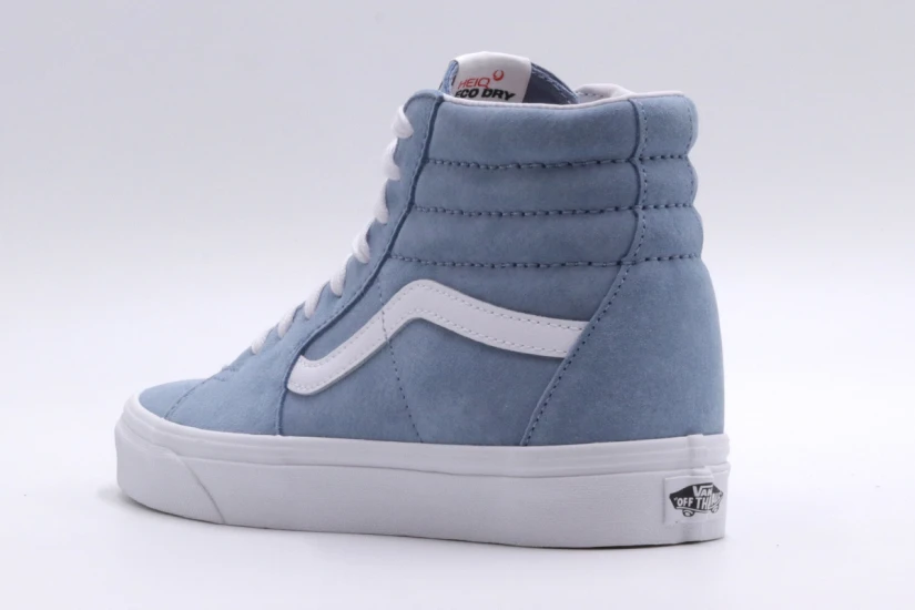 Vans Sk8-Hi Ανδρικά Sneakers Μποτάκια Γαλάζια, Λευκά