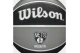 Wilson NBA Team Tribute Brooklyn Nets Μπάλα Μπάσκετ Μαύρη, Γκρι, Λευκή