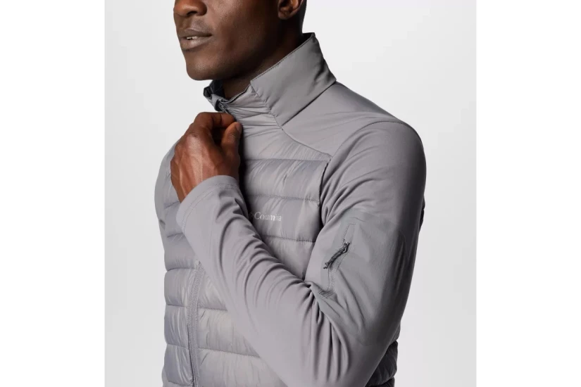 Columbia Tech Hybrid Ανδρικό Softshell Μπουφάν Γκρι