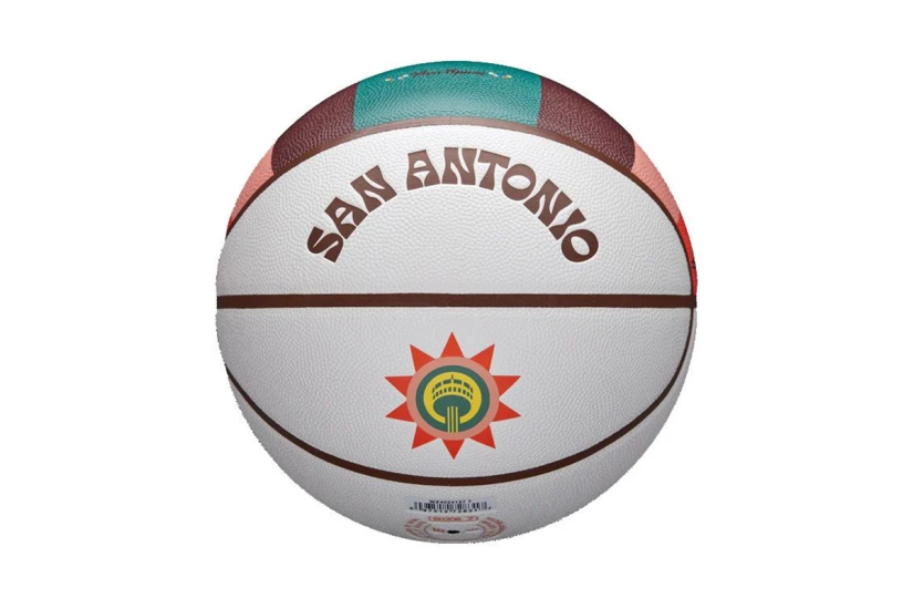 Wilson NBA Team City Collector San Antonio Spurs Μπάλα Μπάσκετ Πολύχρωμη