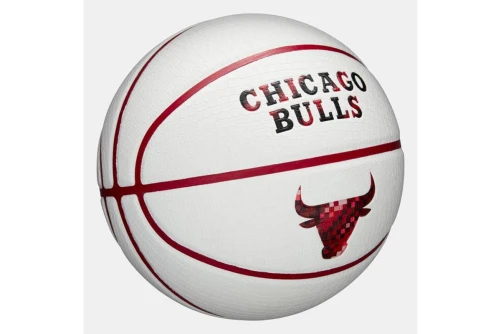 Wilson Nba Team Pixel Chicago Bulls Size 7 Μπάλα Μπάσκετ (WZ4037202XB7)