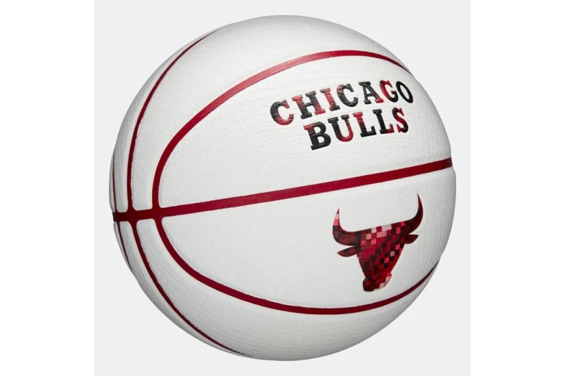 Wilson Nba Team Pixel Chicago Bulls Size 7 Μπάλα Μπάσκετ (WZ4037202XB7)