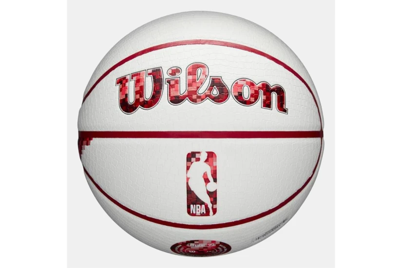 Wilson Nba Team Pixel Chicago Bulls Size 7 Μπάλα Μπάσκετ (WZ4037202XB7)