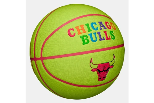 Wilson Nba Team Chicago Bulls Size 7 Μπάλα Μπάσκετ (WZ4037402XB7)