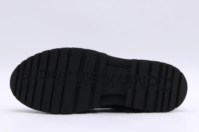 Calvin Klein Eva Mid Chelsea Leather Ανδρικά Μποτάκια Μόδας Μαύρα