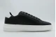 Calvin Klein Leather Ανδρικά Sneakers Μαύρα, Λευκά